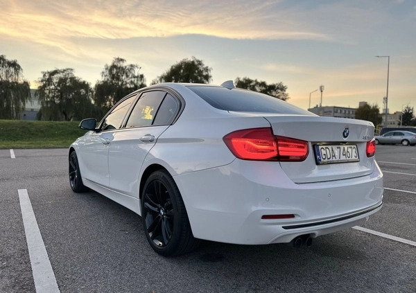 BMW Seria 3 cena 80900 przebieg: 122000, rok produkcji 2016 z Czerniejewo małe 137